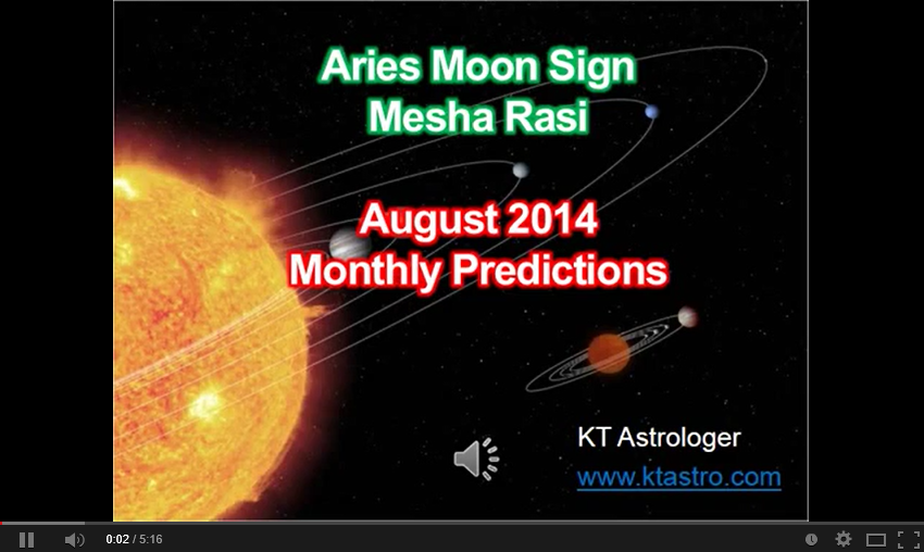 August 2014 Monthly Rasi Palan Astrology Predictions For Mesha Rasi