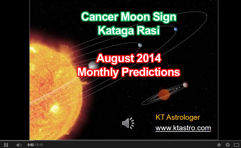 August 2014 Monthly Rasi Palan Astrology Predictions For Kataga Rasi